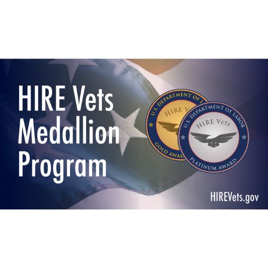 Hire Vets Medallion Award